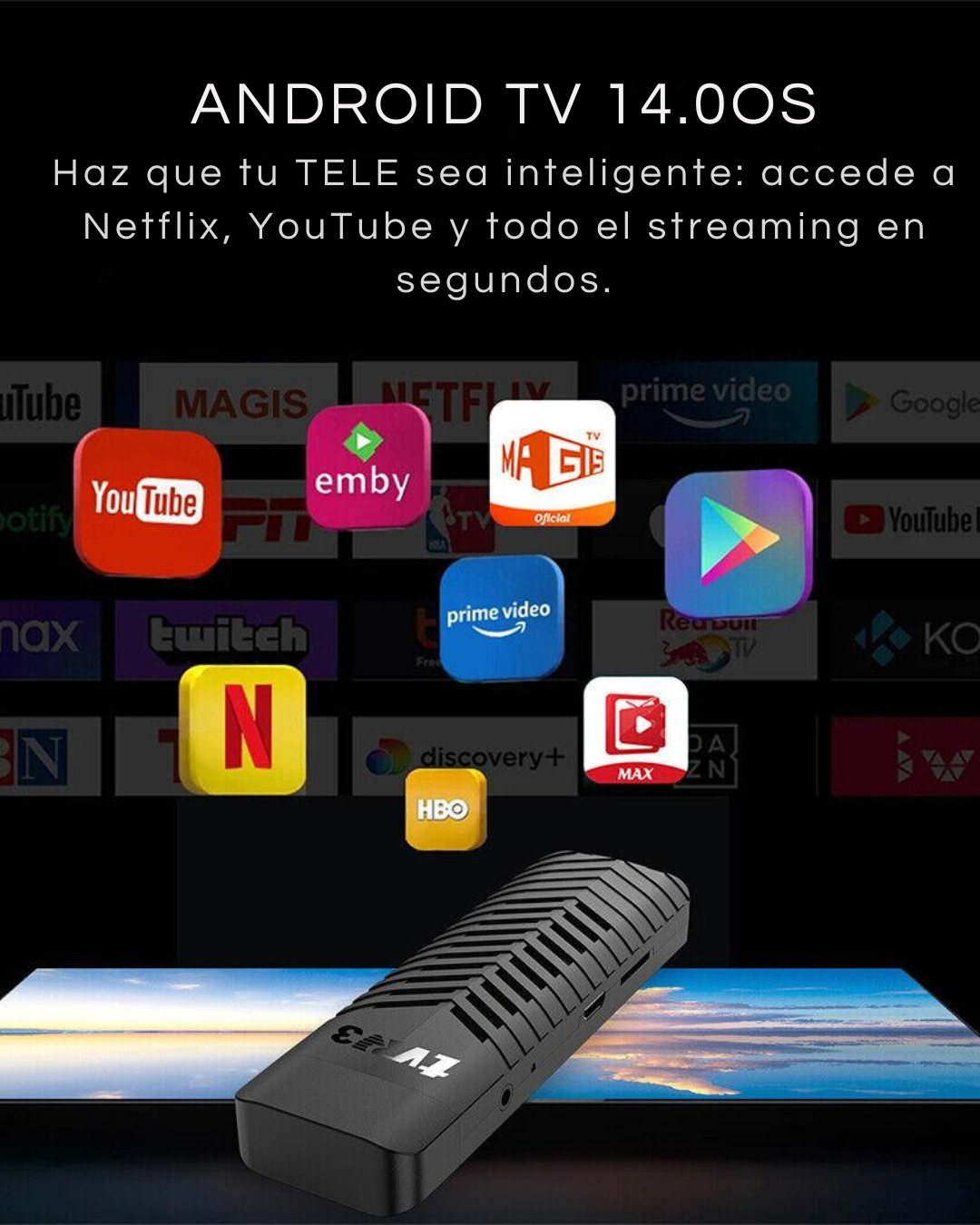 Smart Tv Stick Box 8k